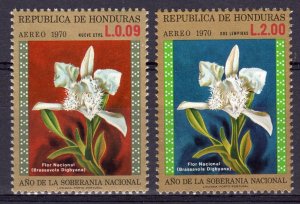 Honduras 1970 Sc#C510-C519  ORCHIDS Set (2) MNH  RARE 