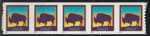 United States SC 3475 Plate V1111 Strip of 5 Mint Never Hinged