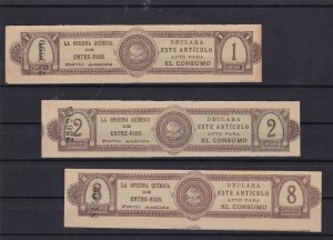 south american revenue  stamps labels  ref 12323