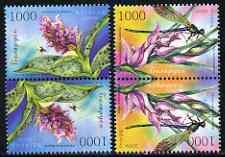 Belarus 2006 Orchids perf set of 2 values each in tete-be...
