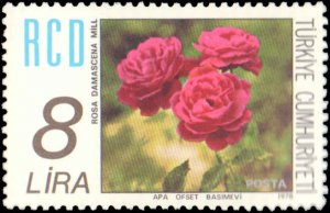 Turkey #2094-2096, Complete Set(3), 1978, Flowers, Never Hinged