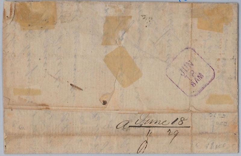 PORTUGAL -  POSTAL HISTORY: Afinsa # 33 + 34 on TRANSATLANTIC COVER 1870 - LUXUS