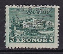 Sweden  #229   used   1931  royal palace