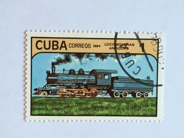 Cuba – 1984 – Single Train Stamp – SC# 2708 – Used