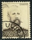 BELGIAN CONGO 1951 3fr BARON DHANIS Portrait Issue Sc 262 VFU