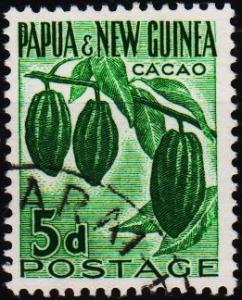 Papua New Guinea.1952 5d S.G.19 Fine Used