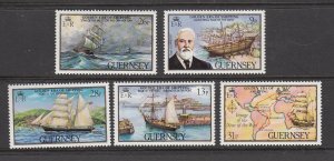 Guernsey 1983 Shipping set 5 - Unmounted mint