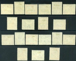 St Vincent KGVI 1938-49 Part Sets SG149/156 & SG164/172 Mounted Mint