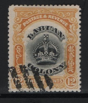 LABUAN, 104, USED, 1902-1903, CROWN