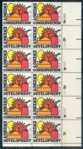 US Stamp #1723-4 MNH - Energy Development & Conservation Plate Block of 12