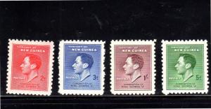 NEW GUINEA #48-51  1937  CORONATION   MINT  VF LH  O.G