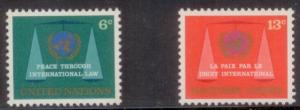 United Nation New York 1969 SC# 197-8 MNH-OG L394