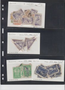 BOLIVIA AIRMAIL 6 SCANS COLLECTION LOT #3 ALL APPEAR TO BE SOUND $$$$$$$