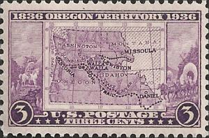 # 783 MINT NEVER HINGED OREGON TERRITORY