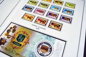 COLOR PRINTED RUSSIA 2000-2010 STAMP ALBUM PAGES (193 illustrated pages)