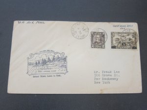 Canada 1932 First Flight cover FFC USA