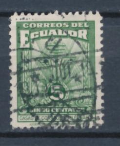 Ecuador 1940 Scott RA49A used - 5c, communication symbol