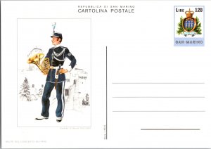San Marino, Worldwide Government Postal Card, Military Related