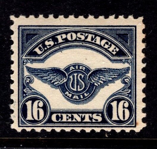 [SS]    US #C5 Mint-NH ~ 2nd Issue Airmail ~ 1923 Blue Official Emblem 