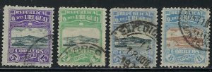 Uruguay 225;226;229;230 Used 1919-20 issues (an5546)