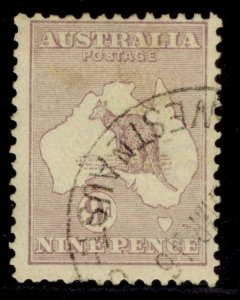 AUSTRALIA GV SG10, 9d violet, USED. Cat £27.