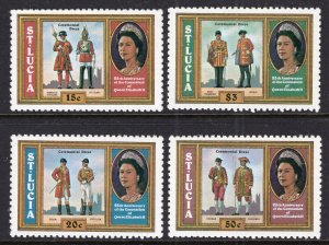 St Lucia 438-441 MNH VF