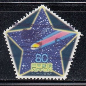 Japan 2000 Sc#2702c Halley's Comet (First Appearance for 76 years, 1986)...