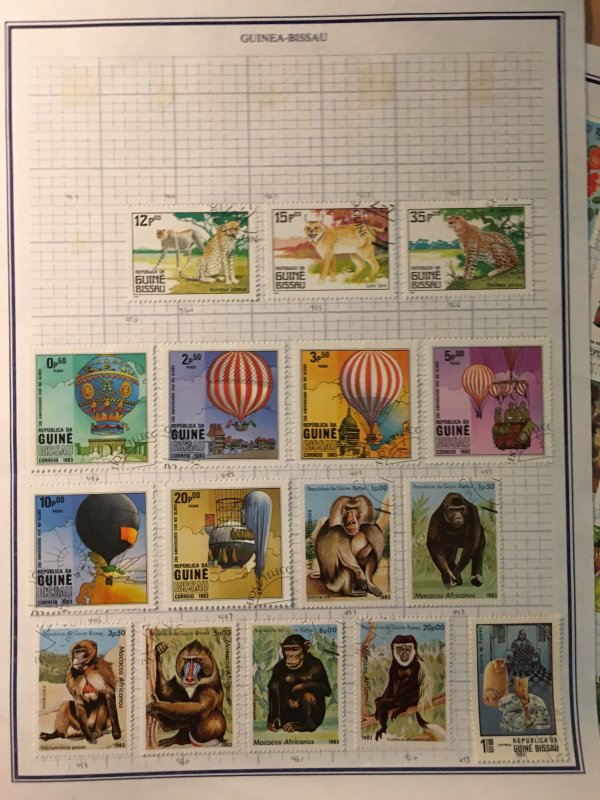 Small collection of Guinea-Bissau stamps