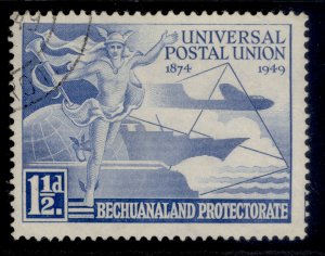 BECHUANALAND PROTECTORATE GVI SG138, 1½d blue, FINE USED.