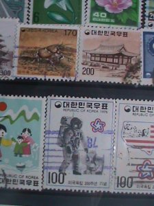 ​KOREA STAMP: 1960-VERY OLD MINT & USED 20 DIFFERENT STAMPS #10453-VF