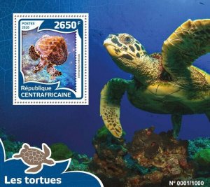2016 Centrafrique - Turtles. Y&T: 932; Michel: 6004 / Bl.1422