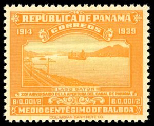 PANAMA Sc 322 VF/MNH - 1939 ½c - 25th Anniv. of the Opening of the Panama Canal