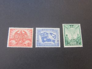 Australia 1946 Sc 200-02 set MNH