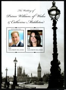 SOLOMON ISLANDS SGMS1298 2011 ROYAL WEDDING MNH