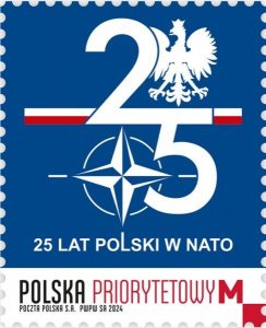 Poland Polen Pologne 2024 25 Years in NATO stamp MNH