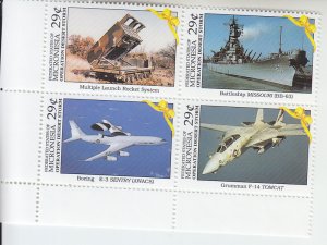 1991 Micronesia Desert Storm B4 (Scott 138-41) MNH