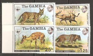 Gambia SC 341-4 Mint, Never Hinged