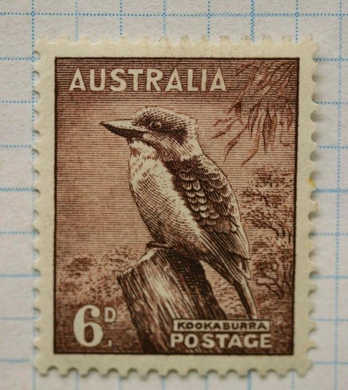 Australia sc#173a 1937 6d Mint MH