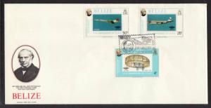 Belize 440-441 Airplanes 1979 U/A FDC 