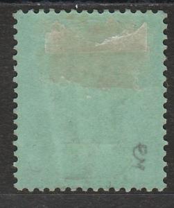 CAYMAN ISLANDS 1907 KEVII 1/- WMK CROWN CA