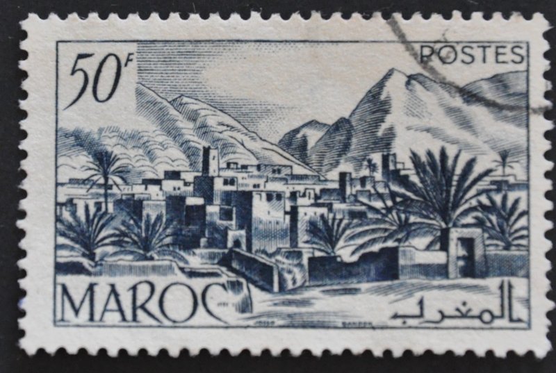 DYNAMITE Stamps: French Morocco Scott #260 – USED