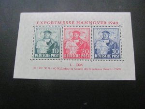 GERMANY 1949 MNH SC 664a SOUVENIR SHEET $85 (100)