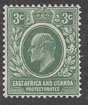 East Africa #32 Mint, King Edward VII, issued 1907