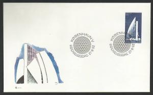 Denmark 985 Architecture U/A FDC