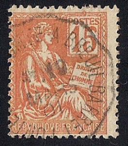 France #117 15C Rights of Man, Orange Stamp used F