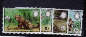 Belize Scott 689-92 MNH! Jaguar!