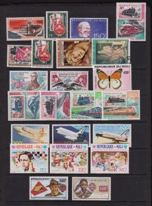 Mali - 23 Airmail stamps - check scan for better items