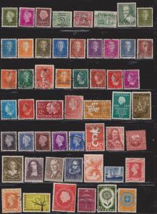 NETHERLANDS - Stockpage Of Used Stamps #2 - Nice Lot