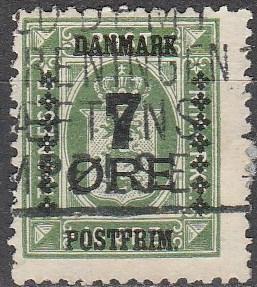 Denmark #189  F-VF Used CV $15.50  (A16883)