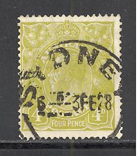 Australia Sc # 73 used (DDT)